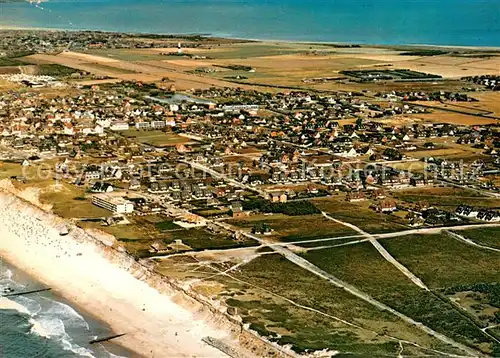 AK / Ansichtskarte Wenningstedt_Sylt Fliegeraufnahme Wenningstedt_Sylt