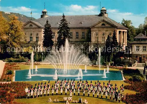 AK / Ansichtskarte Bad_Kissingen Jugendmusikkorps Schloss Wasserspiele Bad_Kissingen