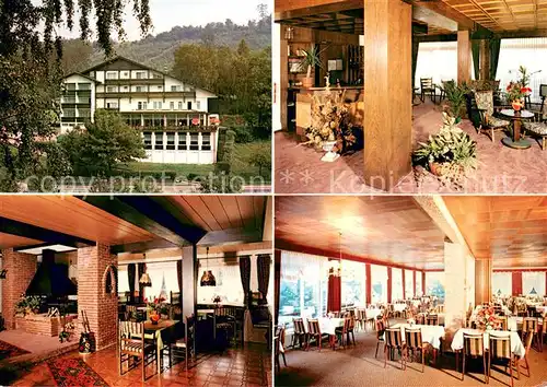 AK / Ansichtskarte Langelsheim Berghotel Wolfshagen Gastraeume Bar Langelsheim