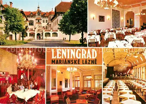 AK / Ansichtskarte Marianske_Lazne Zotavovna ROH Leningrad Gastraeume Marianske_Lazne