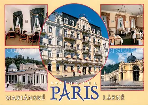 AK / Ansichtskarte Marianske_Lazne Hotel Paris Details Marianske_Lazne