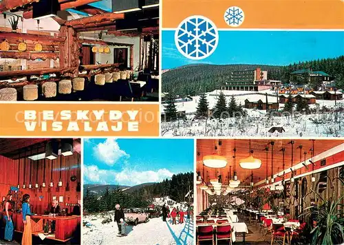 AK / Ansichtskarte Krasna_Horka Hotel Visalaje Bar Rezeption Gastraum Panorama Krasna Horka