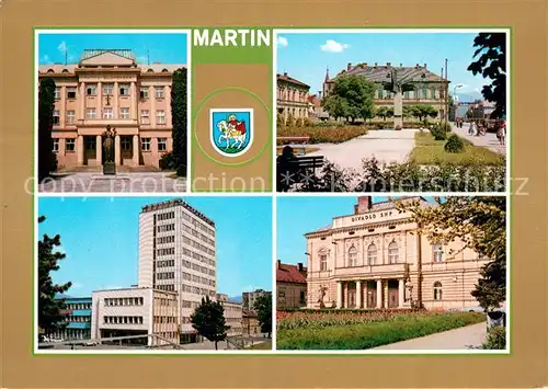 AK / Ansichtskarte Martin_Slowakische_Republik Okresne mesto Martinskych Najstarsia historicka zmienka pochadza Meste koncentroval kulturny a politicky zivot Slovenska Martin_Slowakische