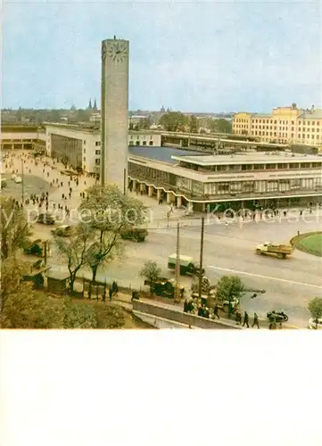 AK / Ansichtskarte Riga_Lettland Hauptbahnhof Riga_Lettland