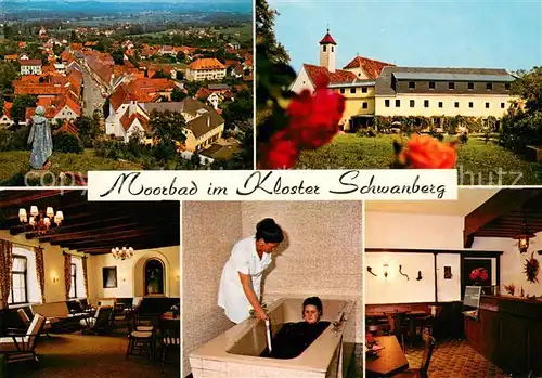AK / Ansichtskarte Schwanberg Panorama Moorbad im Kloster Schwanberg Gastraeume Schwanberg