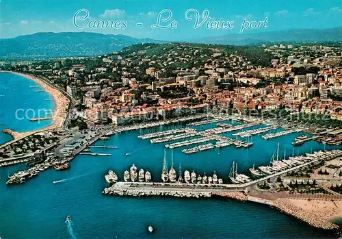 AK / Ansichtskarte Cannes_Alpes Maritimes Vue aerienne du vieux port Cannes Alpes Maritimes