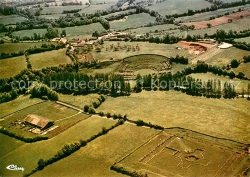 AK / Ansichtskarte Sanxay Ruines Gallo Romaines Vue aerienne Sanxay