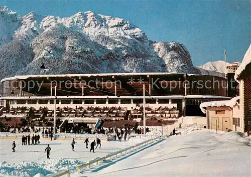 AK / Ansichtskarte Garmisch Partenkirchen Olympia Eisstadion Garmisch Partenkirchen