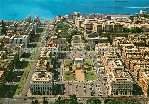 AK / Ansichtskarte Genova_Genua_Liguria Piazza della Vittoria Veduta aerea Genova_Genua_Liguria