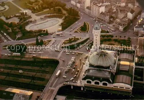 AK / Ansichtskarte Limoges_Haute_Vienne En avion au dessus de la gare des Benedictins Limoges_Haute_Vienne