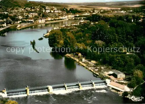AK / Ansichtskarte Joigny_Yonne Vue panoramique aerienne Le Barrage dEpizy et la Vallee de l Yonne Joigny Yonne