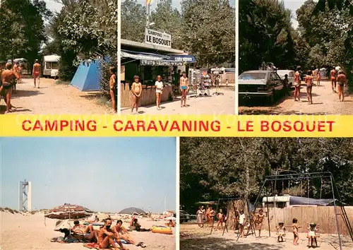 AK / Ansichtskarte Canet_Plage Camping Caravaning Le Bosquet Plage Canet_Plage