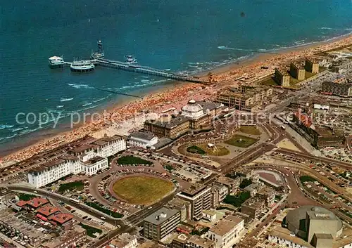 AK / Ansichtskarte Scheveningen Luchtopname pier Scheveningen