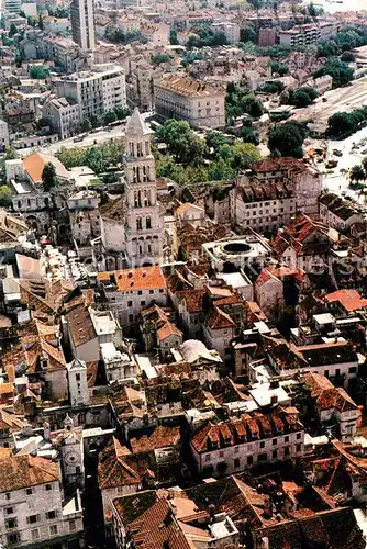 AK / Ansichtskarte Split_Spalato Fliegeraufnahme Split_Spalato