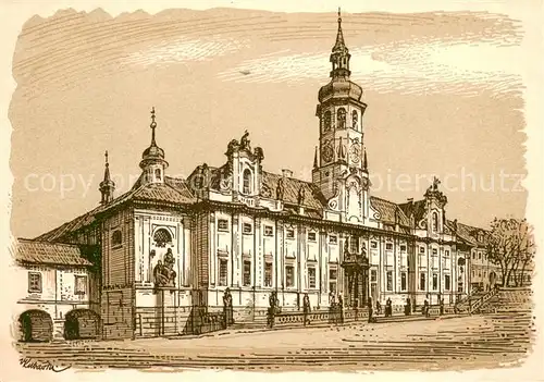 AK / Ansichtskarte Prag_Prahy_Prague The Loreto of Prague The facade Prag_Prahy_Prague