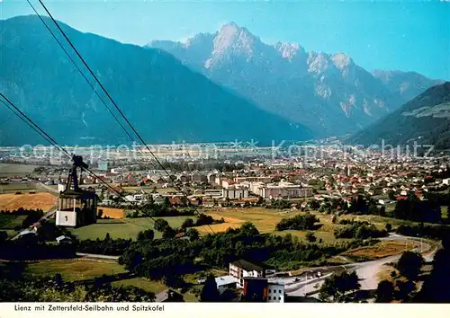 AK / Ansichtskarte Lienz_Tirol mit Zettersfeld Seilbahn und Spitzkogel Lienz Tirol