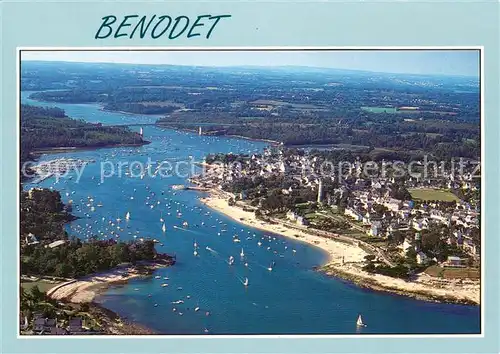 AK / Ansichtskarte Benodet Vue generale aerienne sur lembouchure de l odet Benodet