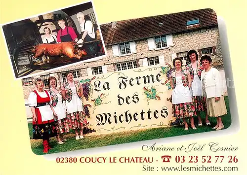 AK / Ansichtskarte Coucy le Chateau Auffrique La Ferme des Michettes Coucy le Chateau Auffrique