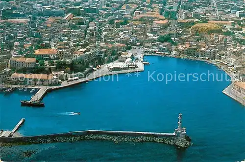 AK / Ansichtskarte Chania_Insel_Kreta Fliegeraufnahme Chania_Insel_Kreta