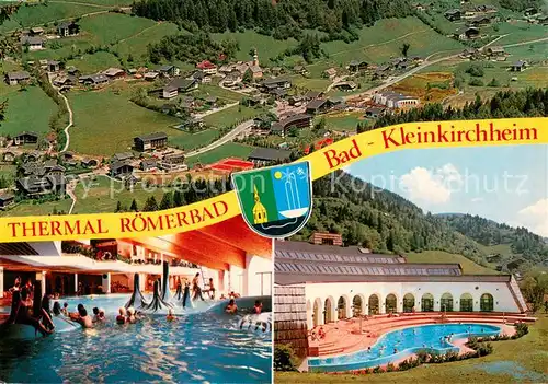 AK / Ansichtskarte Bad_Kleinkirchheim_Kaernten Fliegeraufnahme Thermal Roemerbad Freischwimmbecken Bad_Kleinkirchheim