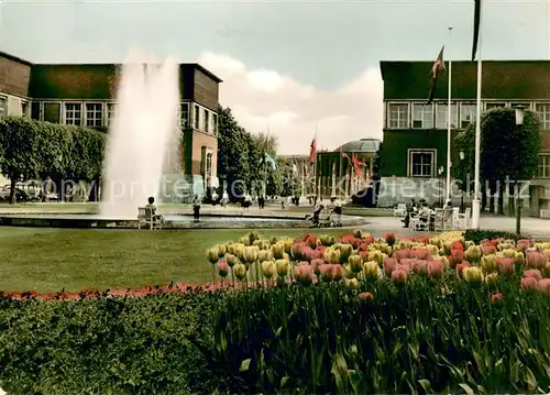 AK / Ansichtskarte Duesseldorf Ehrenhof mit Planetarium Duesseldorf
