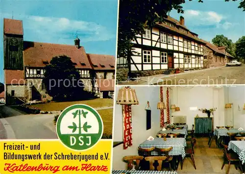 AK / Ansichtskarte Katlenburg Freizeit und Bildungswerk der Schreiberjugend Gaststube Katlenburg