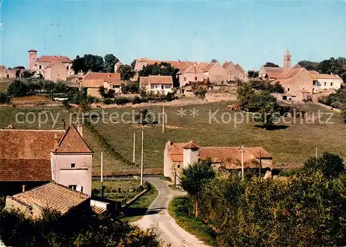 AK / Ansichtskarte Taize_Saone et Loire Village avec Eglise romane Taize Saone et Loire