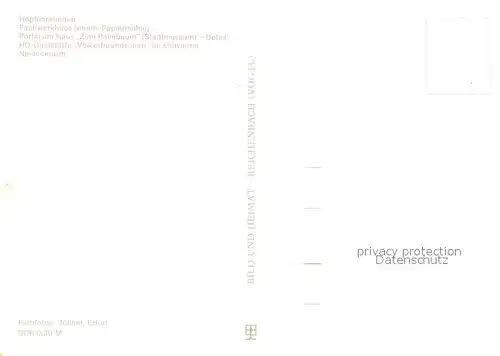 AK / Ansichtskarte Arnstadt_Ilm Hopfenbrunnen Fachwerkhaus ehemalige Papiermuehle Portal Haus Zum Palmbaum Museum HOG Voelkerfreundschaft Neideckturm Wappen Arnstadt_Ilm