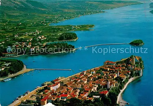 AK / Ansichtskarte Rab_Croatia Halbinsel Fliegeraufnahme Rab_Croatia