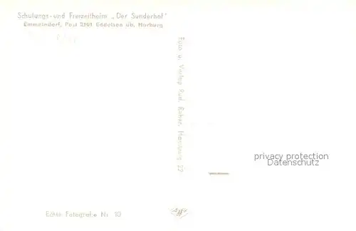 AK / Ansichtskarte Emmelndorf Schulungs und Freizeitheim Der Sunderhof Emmelndorf