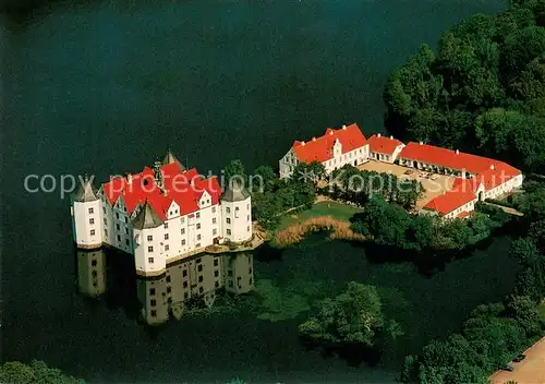 AK / Ansichtskarte Gluecksburg_Ostseebad Schloss Gluecksburg Fliegeraufnahme Gluecksburg_Ostseebad