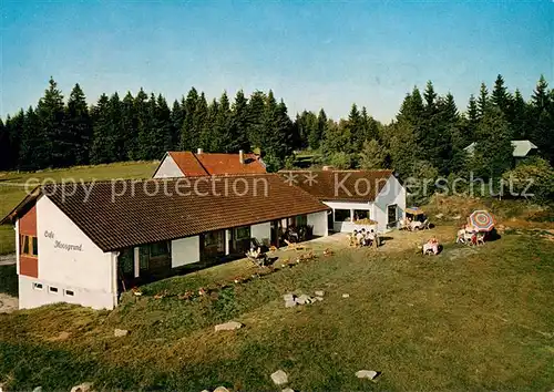 AK / Ansichtskarte Kniebis_Freudenstadt Cafe Pension Moosgrund Schwarzwaldhochstrasse Kniebis_Freudenstadt