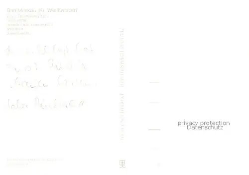 AK / Ansichtskarte Bad_Muskau_Oberlausitz Ernst Thaelmann Strasse Wappen Altes Schloss Moorbad  Bad_Muskau_Oberlausitz