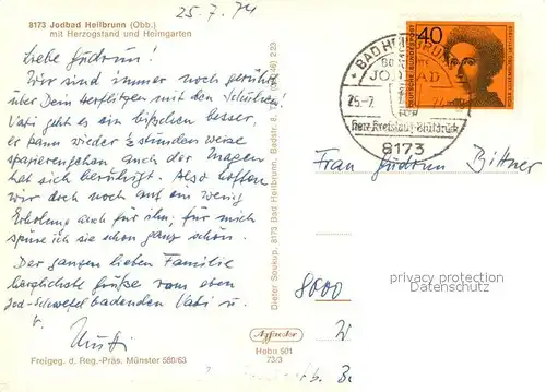 AK / Ansichtskarte Bad_Heilbrunn Fliegeraufnahme mit Herzogstand Bad_Heilbrunn