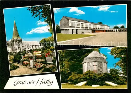 AK / Ansichtskarte Husby_Flensburg Kirche Gebaeude Monument Husby_Flensburg