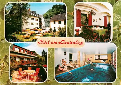 AK / Ansichtskarte Wirsberg Hotel am Lindenberg Terrasse Gaststube Hallenbad Wirsberg