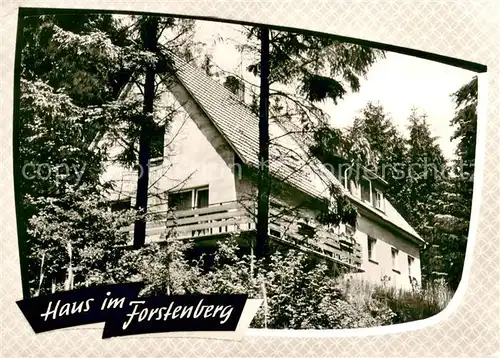 AK / Ansichtskarte Bredelar Haus im Forstenberg Bredelar