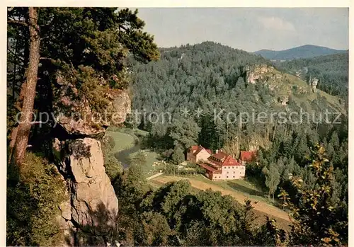 AK / Ansichtskarte Waischenfeld Gasthof und Pension Pulvermuehle Waischenfeld