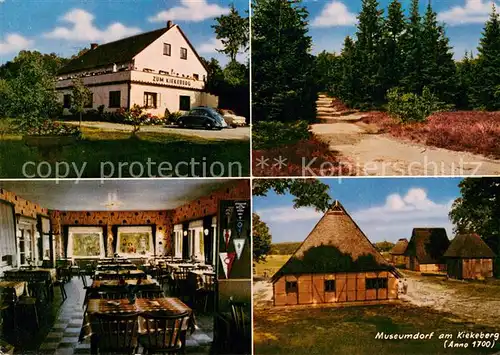 AK / Ansichtskarte Ehestorf_Harburg Gasthaus Zum Kiekeberg Gastraum Museumsdorf am Kiekeberg Ehestorf_Harburg