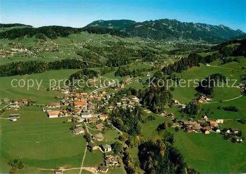 AK / Ansichtskarte Grossdorf_Egg Fliegeraufnahme Grossdorf Egg