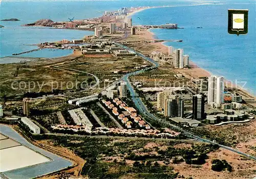 AK / Ansichtskarte Cartagena_Murcia La Manga del Mar Menor Fliegeraufnahme Cartagena Murcia