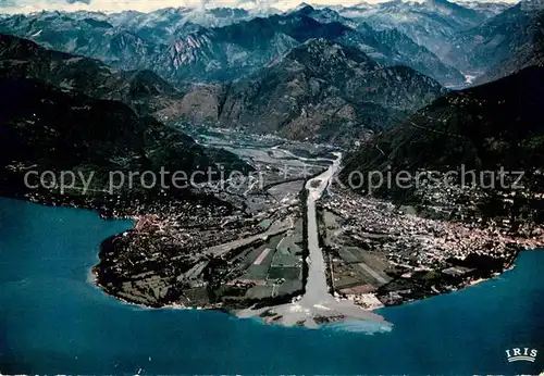 AK / Ansichtskarte Ascona_Lago_Maggiore Fliegeraufnahme mit Locarno Monte Bre Cardada  Ascona_Lago_Maggiore