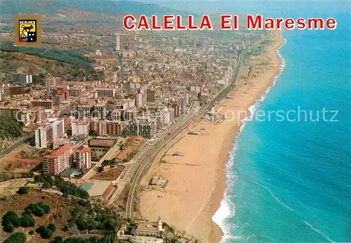 AK / Ansichtskarte Calella Fliegeraufnahme Calella