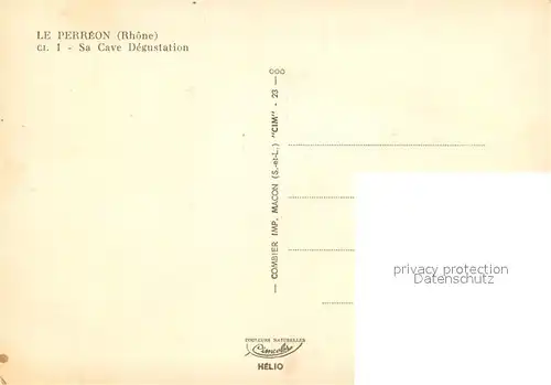 AK / Ansichtskarte Le_Perreon Sa Cave Degustation Le_Perreon