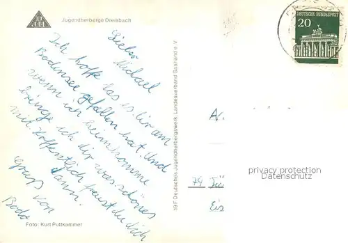 AK / Ansichtskarte Dreisbach_Saar Jugendherberge Dreisbach Dreisbach Saar