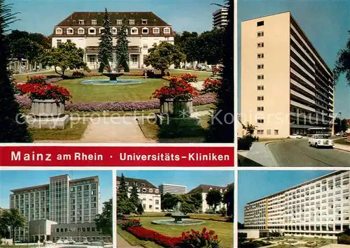 AK / Ansichtskarte Mainz_Rhein Universitaets Kliniken Teilansichten Mainz Rhein