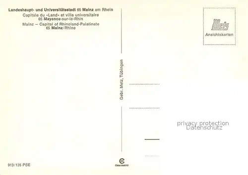 AK / Ansichtskarte Mainz_Rhein Universitaets Kliniken Teilansichten Mainz Rhein