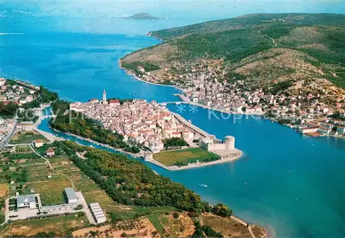 AK / Ansichtskarte Trogir_Trau Fliegeraufnahme Trogir Trau
