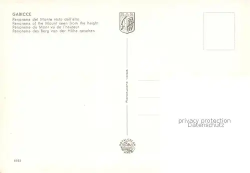 AK / Ansichtskarte Gabicce_Mare Panorama Gabicce Mare