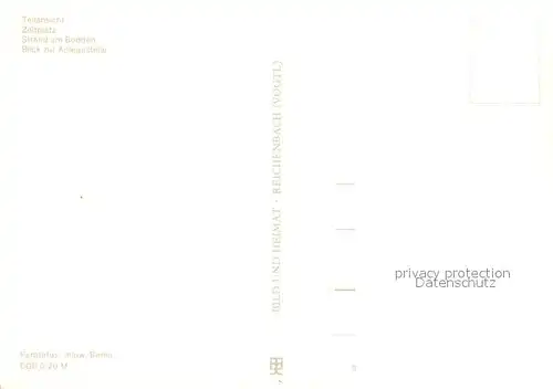 AK / Ansichtskarte Lietzow_Ruegen Teilansicht Zeltplatz Strand am Bodden Anlegestelle Lietzow Ruegen